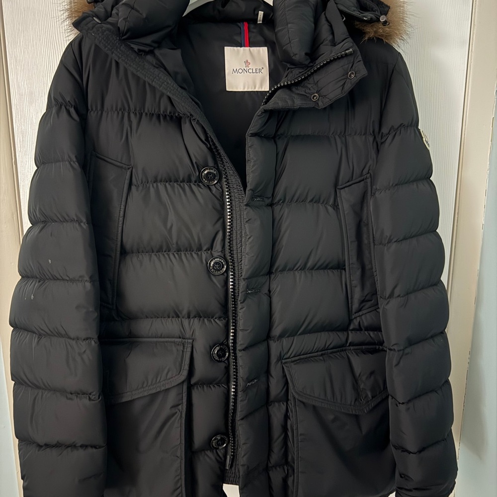 Moncler Black Puffer Jacket